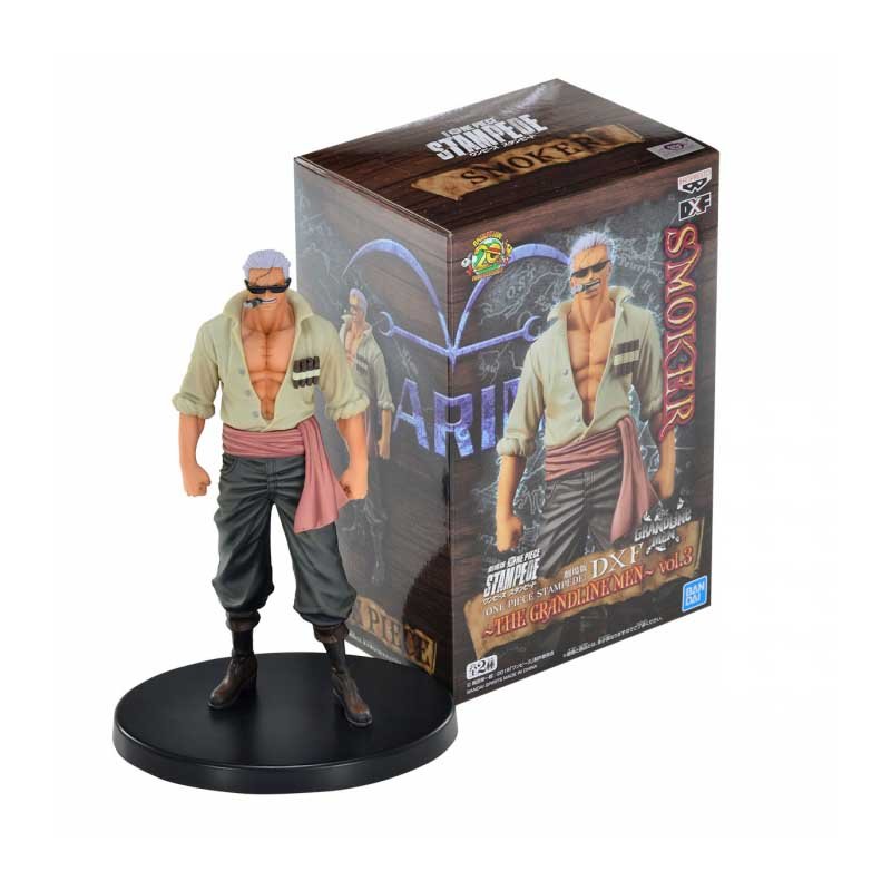 Action Figure One Piece - Stampede Movie - Smoker - The Grandline - 32729 - Truedata