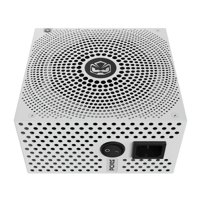 Fonte Real Gamer Atx 750w Electro V2 80 Plus Bronze PCYes Pfc Ativo White Ghost Branca - ELECV2WG750W