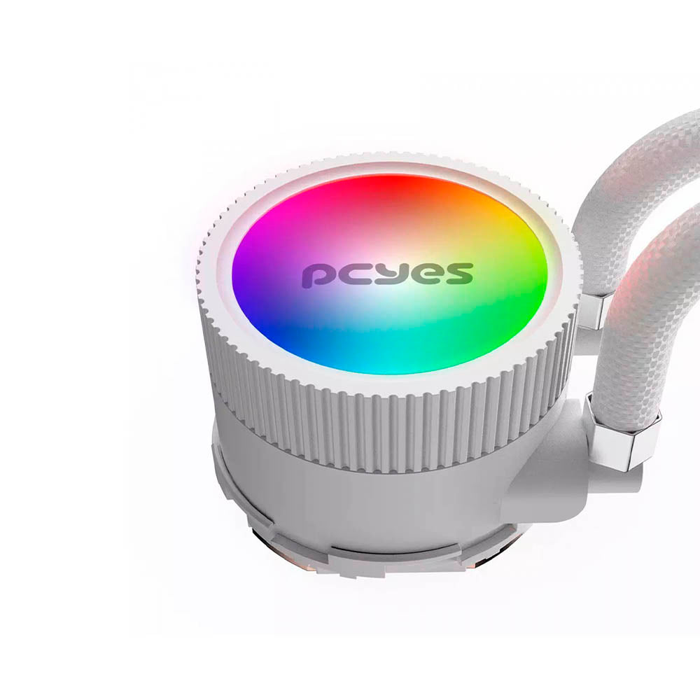 Water Cooler PCYes Sangue Frio 3 Triple Fan 360mm ARGB TDP 350W (Intel/AMD) Branco - ARGBSF3360WGBR Truedata
