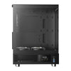 Gabinete Gamer Gamdias Mid Tower Atlas E1 Preto Com Lateral em Vidro Temperado +3 Fans ARGB