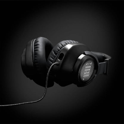 Headset Gamer Jbl Quantum 100 M2 P3 C/ Microfone Removível Preto - JBLQTUM100M2BLK