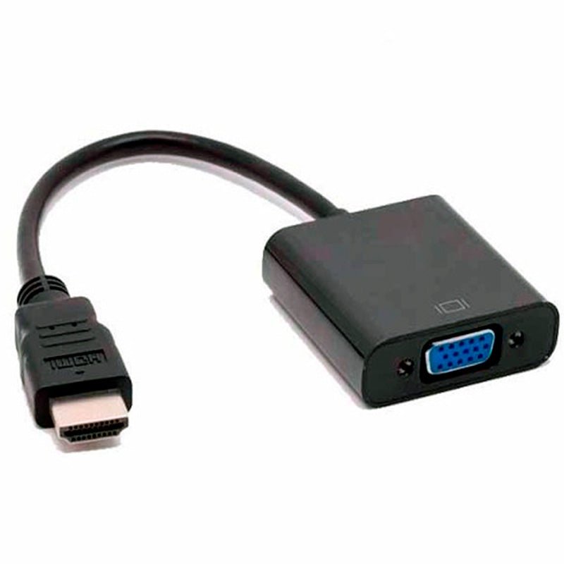 Adaptador Conversor Hdmi Para Vga Fêmea Com Áudio Knup - KP - 5032 - Truedata