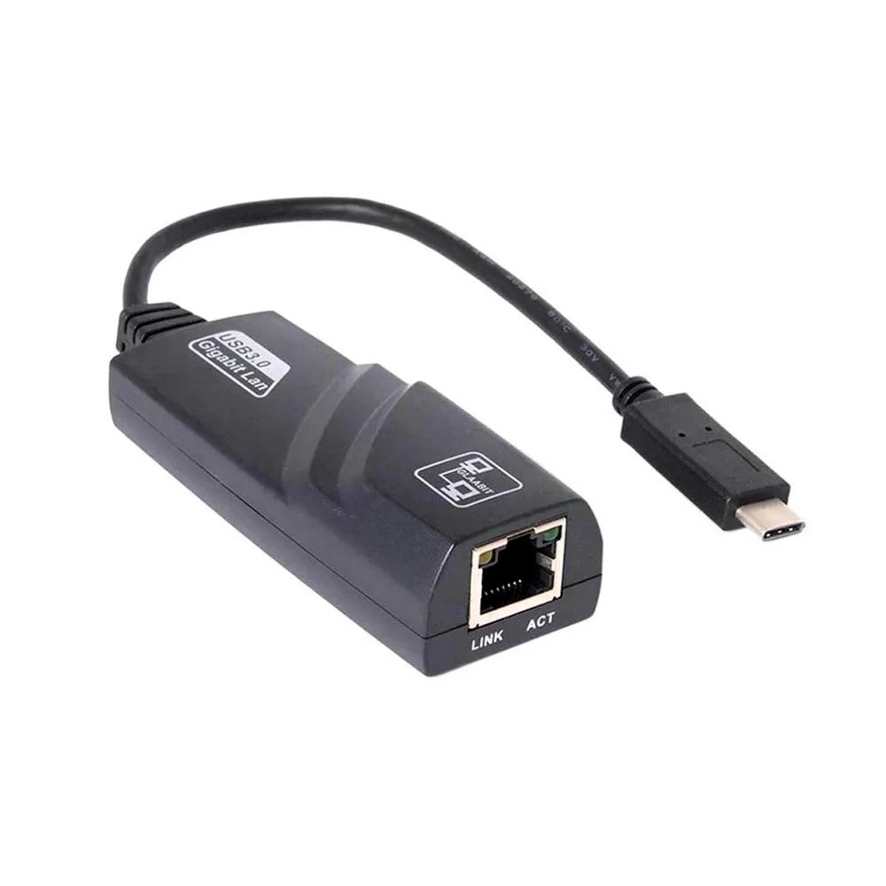 Adaptador Usb Tipo C Para Rj45 10/100/1000 Gigabit Multi - WI423 - Truedata