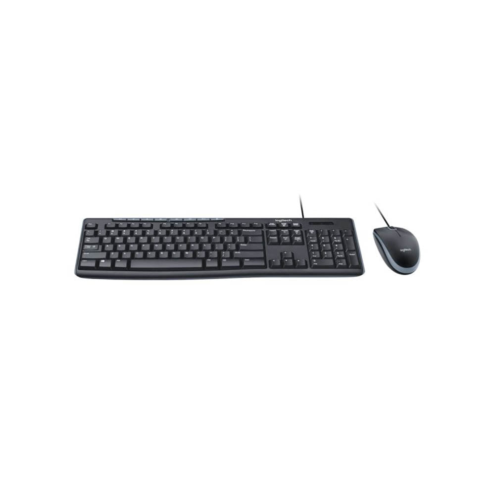 Kit Teclado E Mouse Com Fio Logitech Mk200 - 920-002718