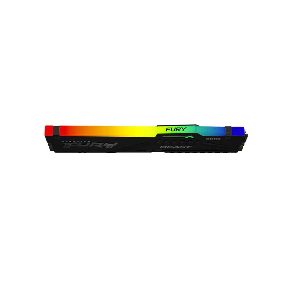 Memoria para Desktop DDR5 Gamer 16gb 5600mhz Kingston Fury Beast Black RGB - KF556C40BBA-16 Truedata