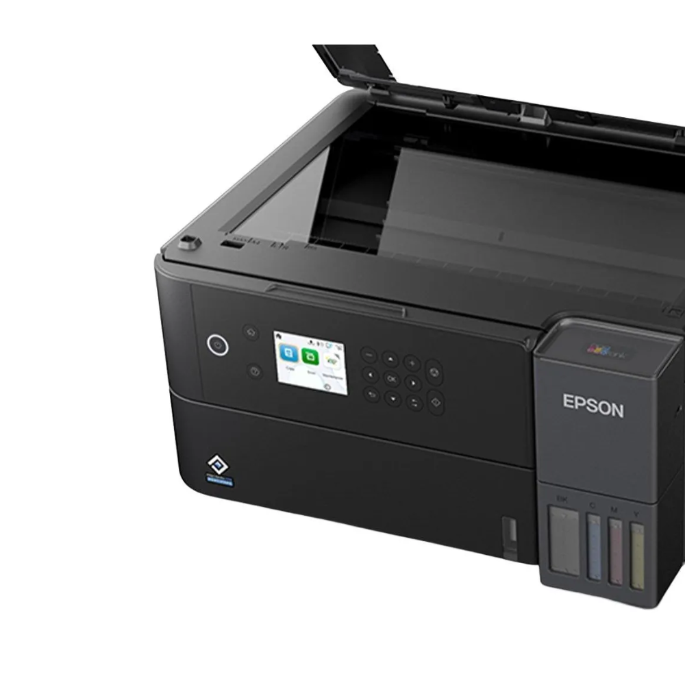 Impressora Multifuncional Epson L6370 Ecotank Jato de Tinta Wireless ADF Duplex  Preto - C11CL43302BR