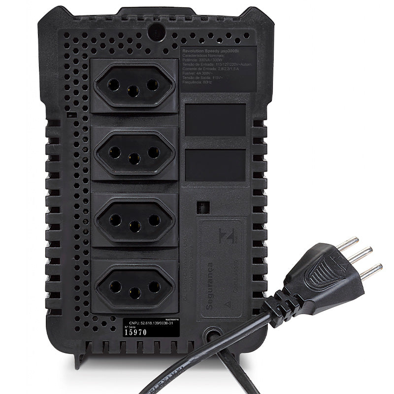 Estabilizador Revolution Speedy Sms 300va Monovolt Usp300s 115v 16520