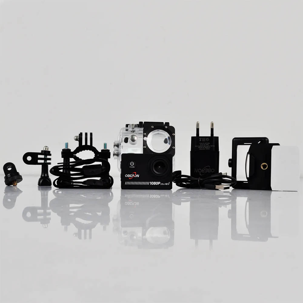 Camera de Ação Digital Hd 1080p 30Fps Angulo 120 Visor 2.0 Oberon - OR-CF1001