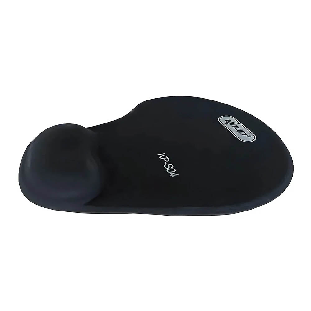 Mousepad Com Apoio de Pulso Ergonômico em Gel Preto Knup - KP-S04