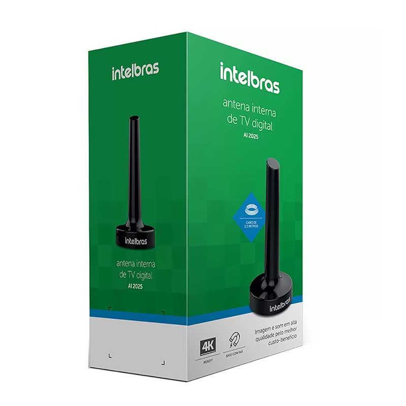 Antena Interna para TV Uhf/HDTV AI 2025 Intelbras - 4142025 - Truedata