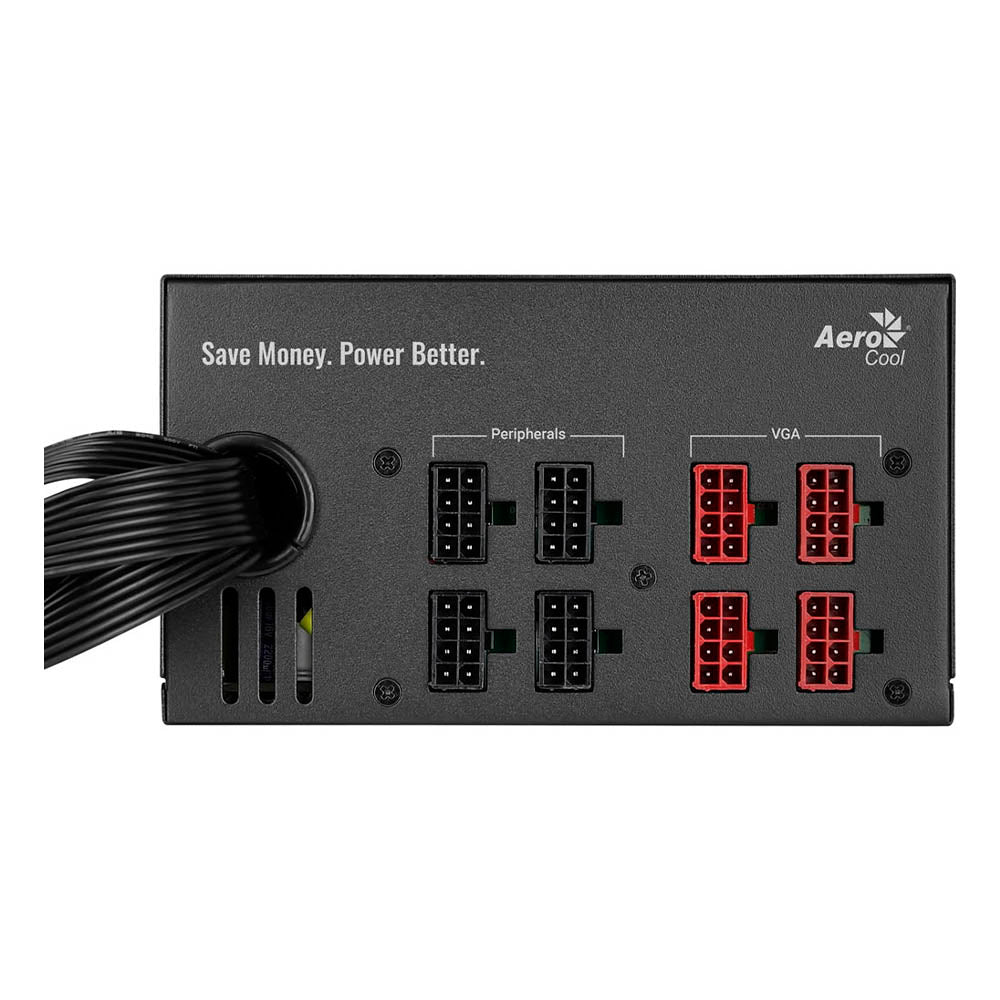 Fonte Real Atx 1000w Aerocool 80 Plus Gold Pfc Ativo Full Range Modular Bivolt - 81062