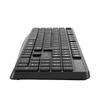 Teclado Sem Fio Wireless Multi C/ Teclas Multimídia 2.4 GHz Preto - TC611