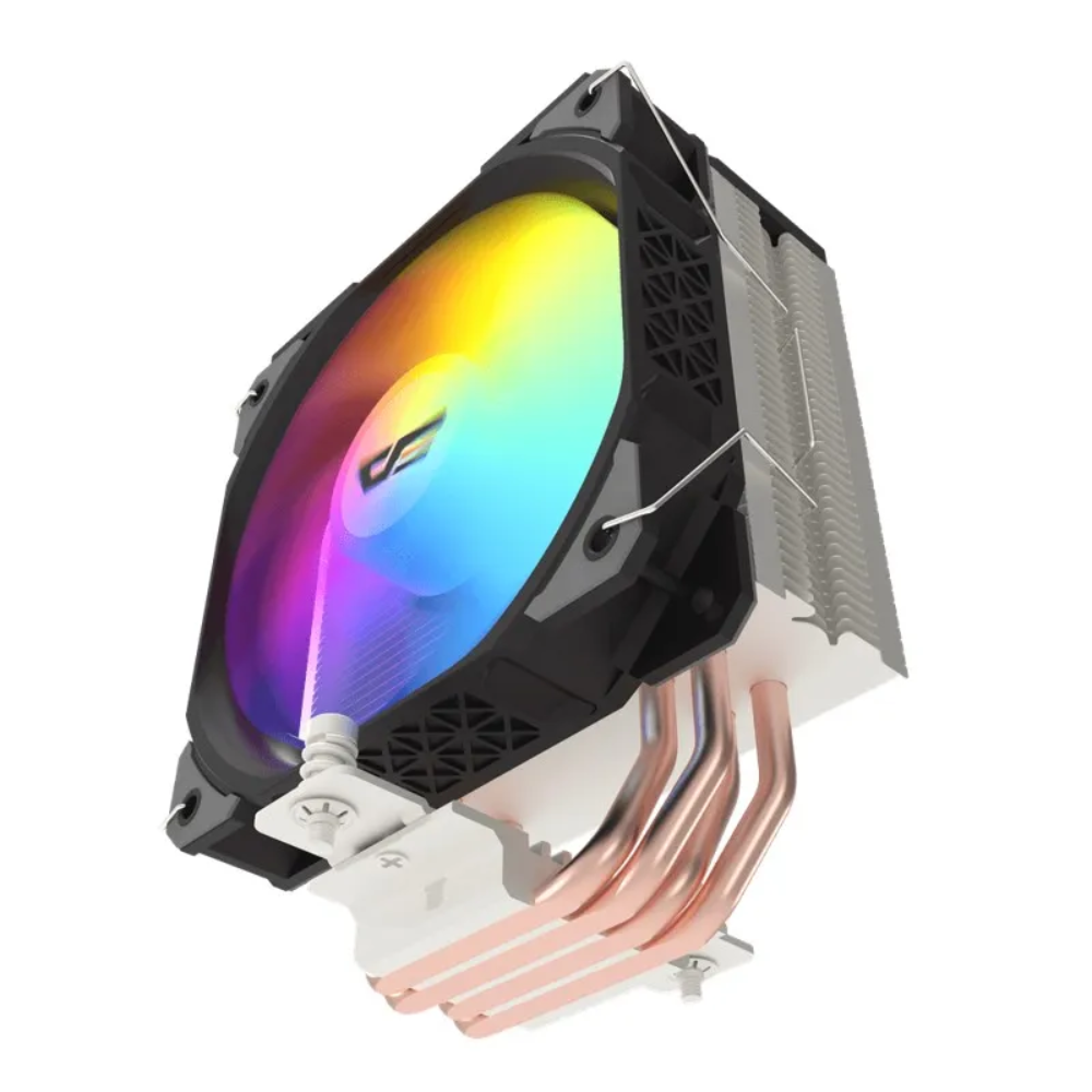 Cooler Para Processador Intel/AMD LGA 1700 / 1200 / 115X / AM4 / AM5 Darkflash U400 Gamer ARGB 120mm - U400 Preto