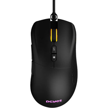 Mouse Gamer PCYes Gaius 6 Botoes 12400dpi RGB Preto - PMGGBV
