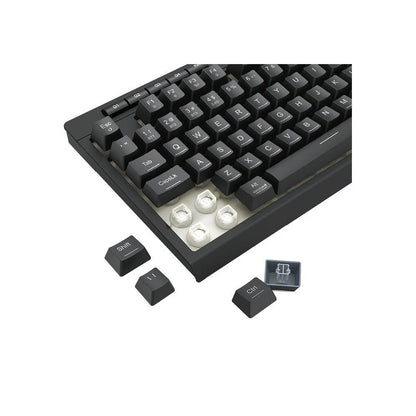 Teclado Gamer Membrana Redragon Shiva 98 RGB Preto C/ Apoio de Pulso - K515-RGB Truedata