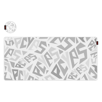 Mousepad Gamer PCYes Signature Extended White Ghost Limited 900X420mm - PMS90X42WG