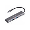 Hub Tipo C 2 Portas Usb + HDMI + Power Delivery 60w Vinik Preto - HC-4