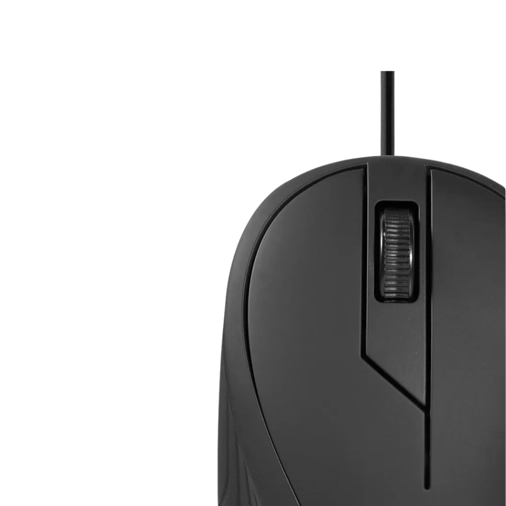 Mouse Usb Emborrachado Preto Multilaser Mo222