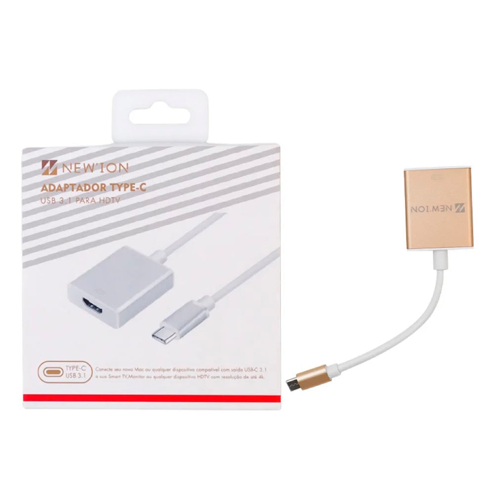 Adaptador Conversor Usb Tipo C 3.1 Para Hdmi - NCB-306 Truedata