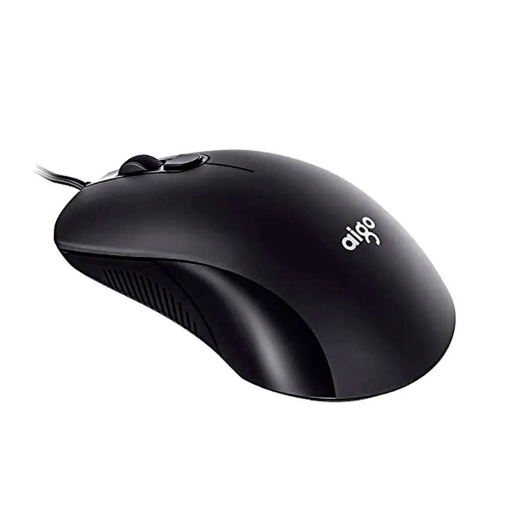 Mouse Aigo Óptico USB Q21 3D Preto - Q21