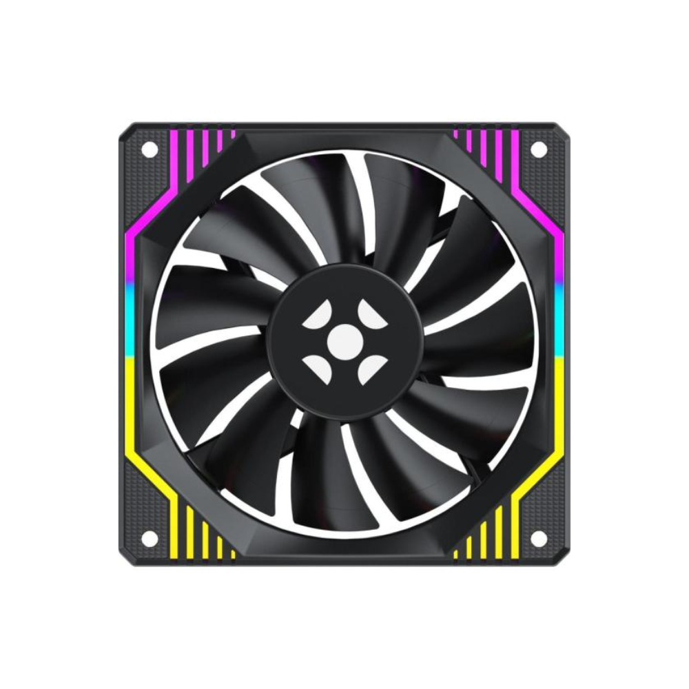 Water Cooler Triple Fan Fortrek Frosty C/ Controladora 120mm ARGB Sync Preto - 84966