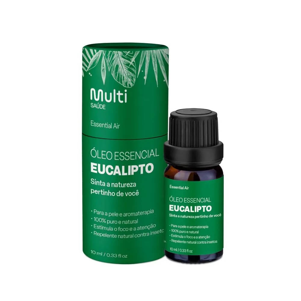 Óleo Essencial de Eucalipto 10ml Multi P/ Aromatizador - HC128