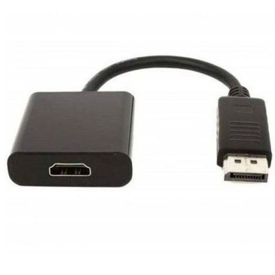 Adaptador Conversor Displayport Macho Para Hdmi Fêmea Preto