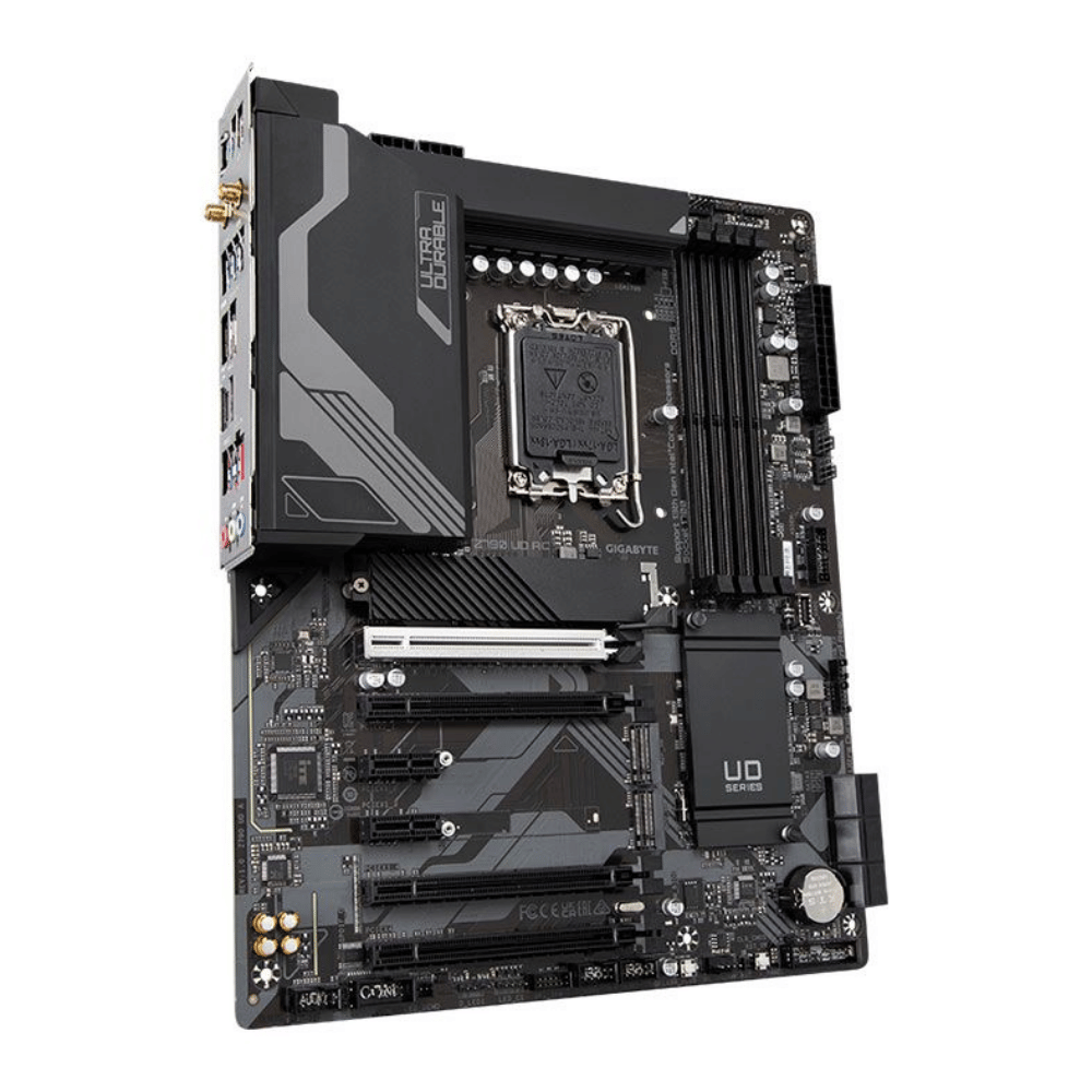 Placa Mae Gigabyte Z790 UD AC Wi-Fi Lga 1700 Ddr5 Hdmi Displayport M.2 NVME USB-C (12a, 13a e 14a Geração) - Z790 UD AC