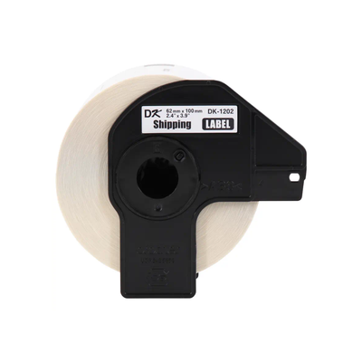 Bobina Compatível Para Impressora de Etiquetas (Etiquetadora) Térmica Brother DK-1202 DK1202 DK 1202 - Rolo Com 62mm X 1