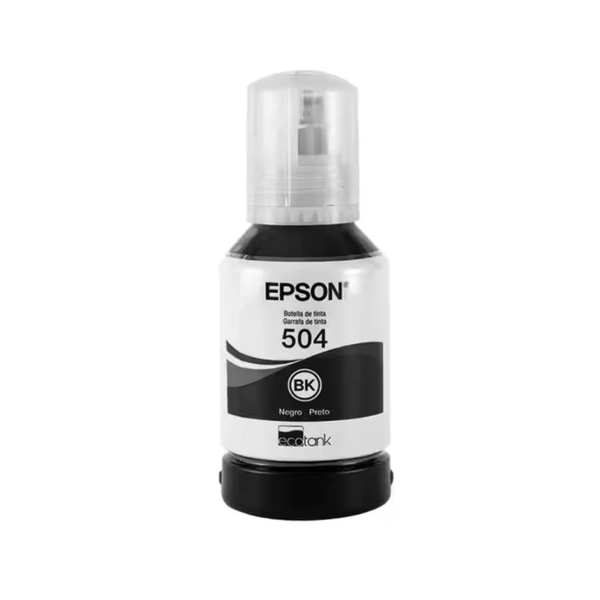 Refil De Tinta Epson T504122 127ml Preto - P/ L4150 L4160 L6171 L6161 L6191