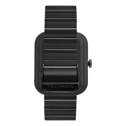 Relógio de Pulso SmartWatch Technos Connect Max C/ 2 Pulseiras Preto e Vinho - TMAXAI/7P