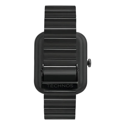 Relógio de Pulso SmartWatch Technos Connect Max C/ 2 Pulseiras Preto e Vinho - TMAXAI/7P Truedata
