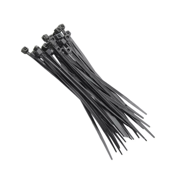 Abraçadeira em Nylon 7.6x250mm Pacote com 50 UN Preta - 81241
