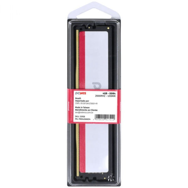 Memoria Ddr4 4gb 2666Mhz PCYes - PM042666D4