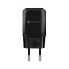 Kit Carregador de Parede Turbo Slim + Cabo Nylon Kevlar Preto USB Tipo C / USB 1,5m GShield - GS-8326