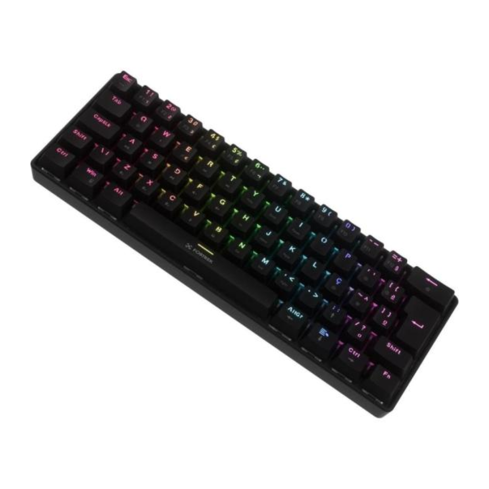 Teclado Mecanico Gamer  Fortrek Gravity Sem Fio Preto - 84977