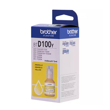 Refil De Tinta Brother 5K Amarelo - BTD100Y