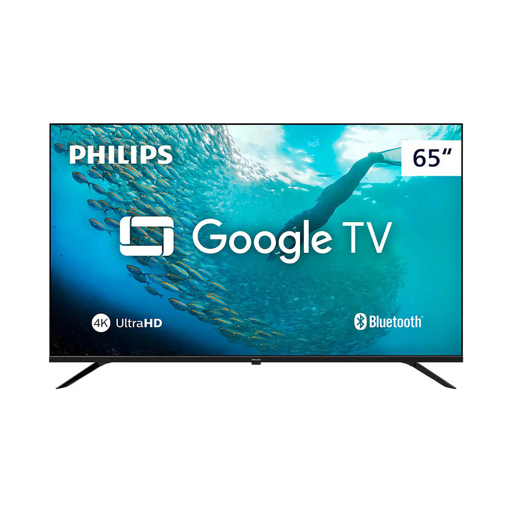 Smart TV Led Philips 65" UHD 4K Wi-fi Bluetooth USB HDMI Google TV - 65PUG7019