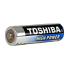 Pilha Alcalina Pequena AA 1.5V Toshiba High Power LR6GCP (Cartela C/2 Pilhas) - 72448