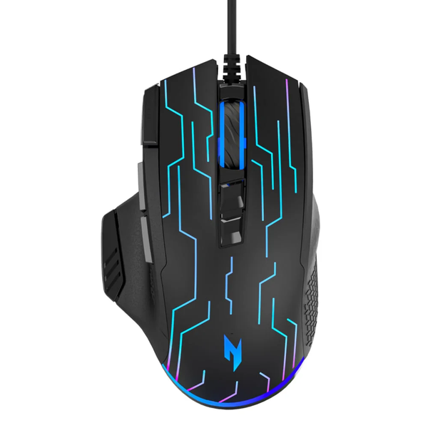 Mouse Gamer Acer NMW105 6 Botoes 6400Dpi RGB Preto - GP.MCE11.041