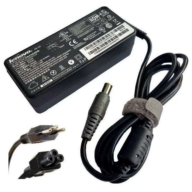 Fonte Para Notebook 65W Lenovo 20v 3.25a Plug Redondo Grande 7.9*5.0mm