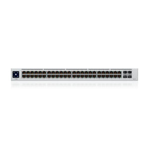 Switch 48 Portas (32 PoE+) Gigabit 10/100/1000 + 04 Sfp Ubiquiti Unifi Gerenciavel - USW-48-POE