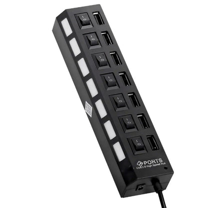 Hub Usb 7 Portas 2.0 High Speed - HUB-7 Truedata