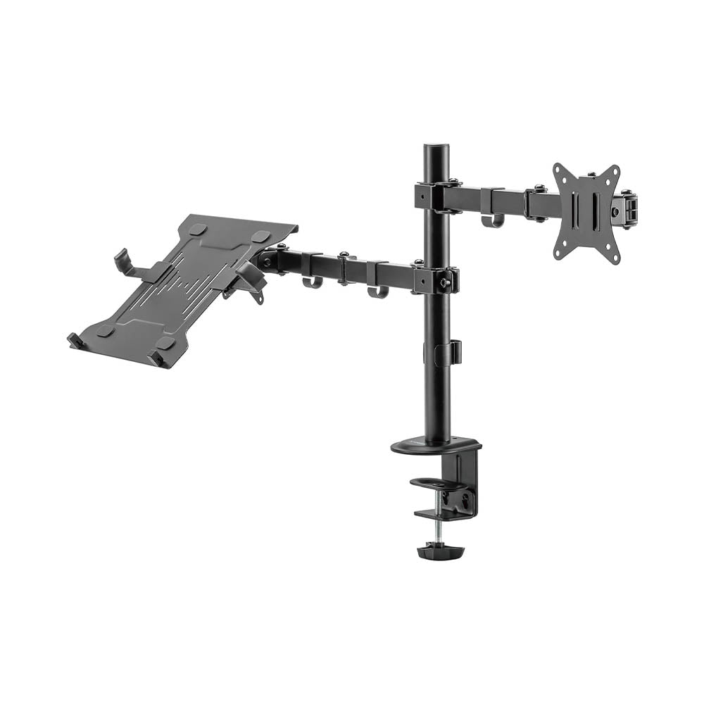 Suporte de Mesa Articulado para Monitor 17" a 32" e Notebook de 10" a 15,6" Fortrek Fk485s  - 81036