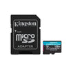 Cartão De Memória 128gb  Micro Sd Card Kingston Canvas GO Plus Classe 10 C/ Adaptador 200 mb/s - SDCG4/128GB