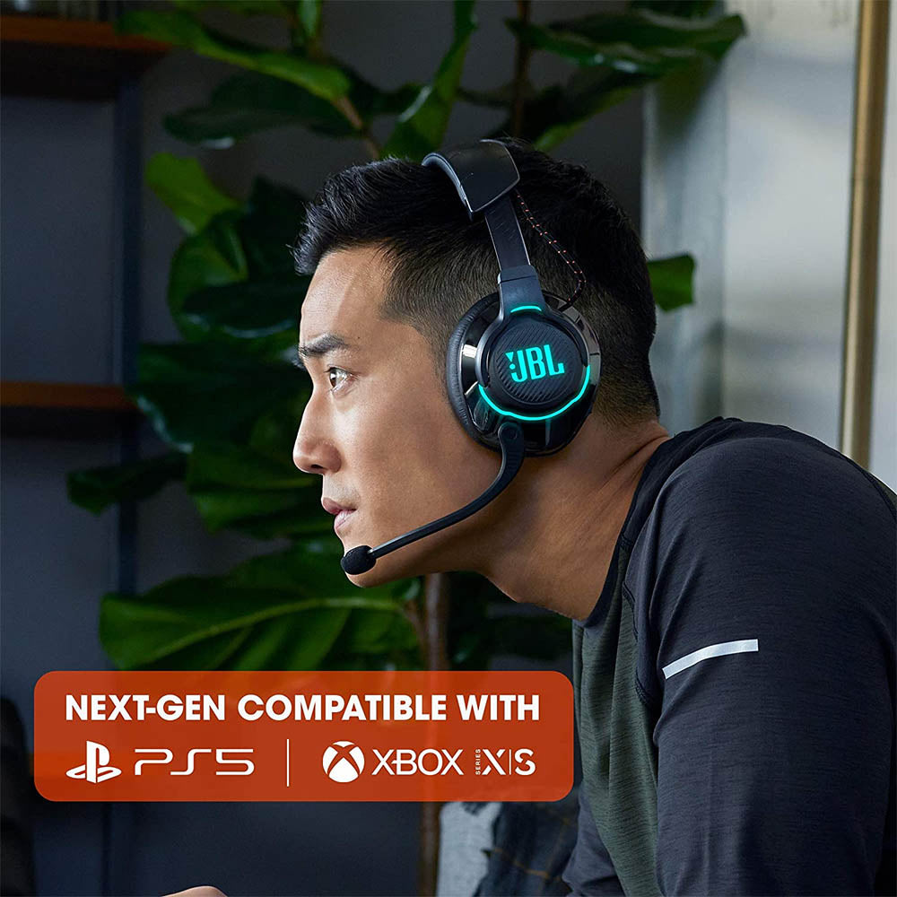 Headset Gamer Jbl Quantum 600 Wireless Preto Preto c/ RGB