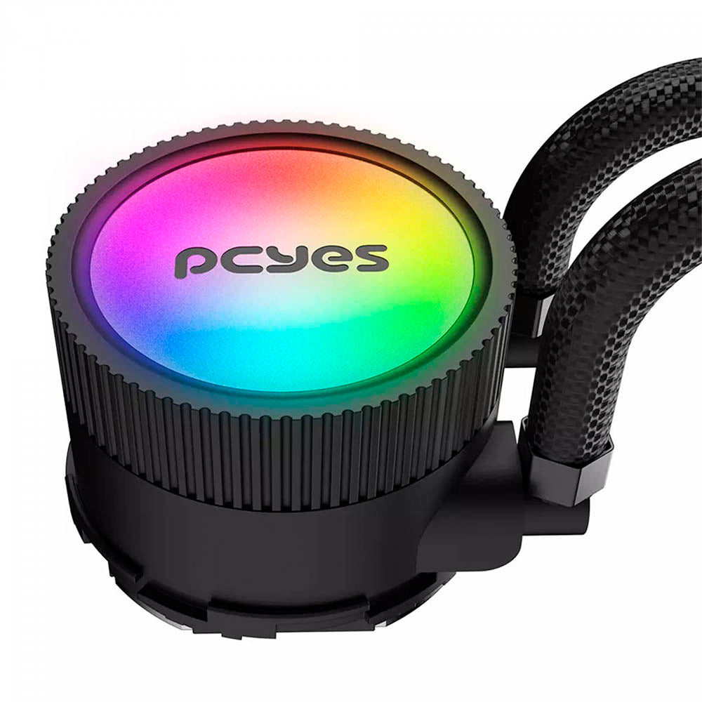 Water Cooler PCYes Sangue Frio 3 Triple Fan 360mm ARGB TDP 350W (Intel/AMD) Preto - ARGBSF3360BR Truedata