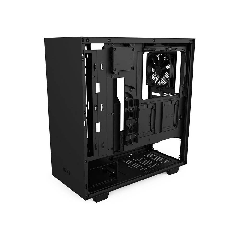 Gabinete Gamer NZXT Mid Tower H510i Preto Com Lateral em Vidro Temperado C/ 2 Fans 120mm - CA-H510I-B1
