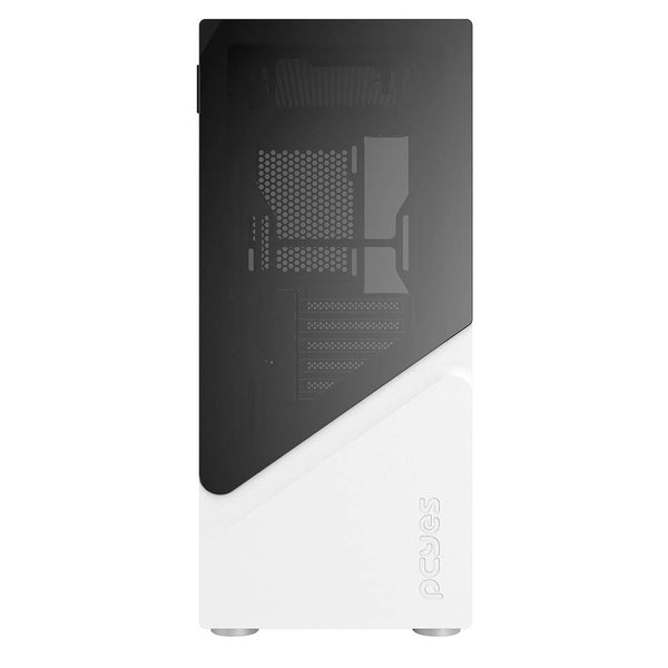 Gabinete Gamer PCYes Mid Tower Set White Ghost Branco Com Lateral em Vidro Temperado - GSWGPBR