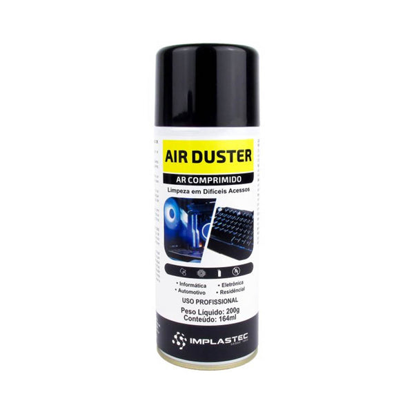 Air Duster Ar Comprimido Removedor de Pó 200g/164ml Implastec - 15335